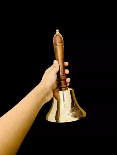 Vintage brass hand - brass, held