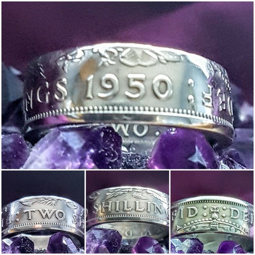 Coin ring 1950 two - ring, shillings