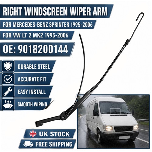 Rhd front right wiper - front,