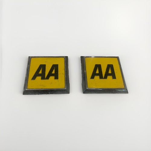 Vintage square car - square, badges