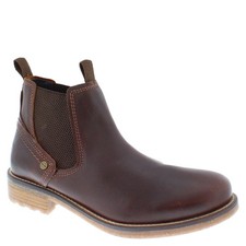 Wrangler Chelsea Mens Leather Dealer Hill Brown Boots Size 7 8 9 10 11 12