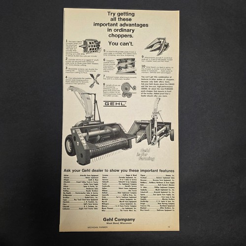 Vintage gehl farm equipment - vintage,