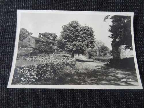 Thorpe yorkshire postcard - thorpe,