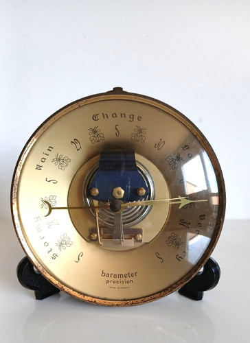 Barometer brass wall hanging - barometer,