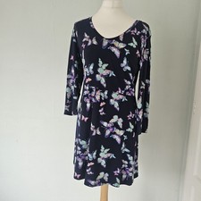 TU Ladies Navy Blue 3/4 Sleeve