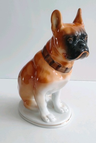 Lomonosov ussr porcelain boxer - porcelain,