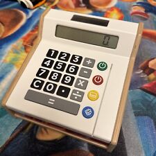 Vintage Ikea Duktig Wooden Toy Shop Till Cash Register Solar Powered Calculator