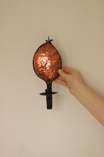 Single vintage sconce with - single,