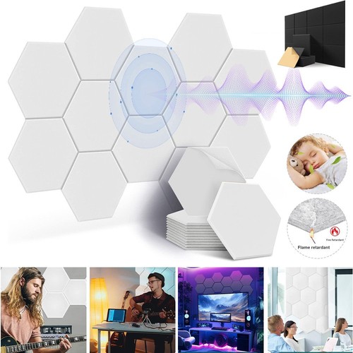 12x acoustic wall panel tiles - acoustic,