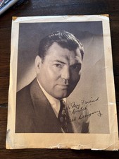 JACK DEMPSEY Autographed -