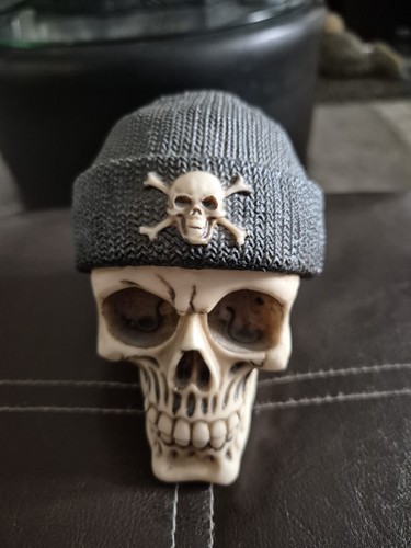 Gothic resin skull ornament - skull,
