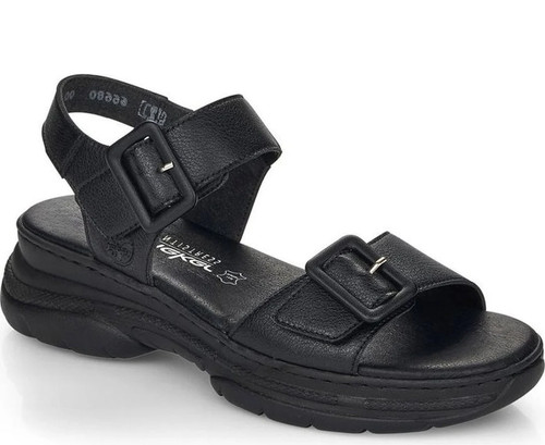 Rieker women ladies black - women's,