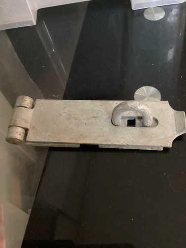 165mm galvanised steel hasp - 165mm,
