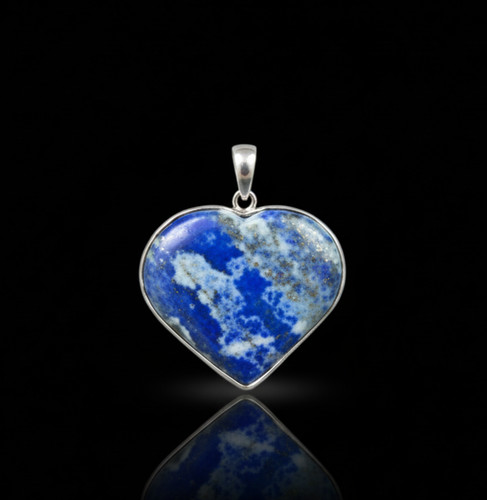 Crystal heart shaped pendant - heart-shaped,