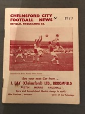Chelmsford v Weymouth Southern League(64/5) 27/2/65 sl/cr