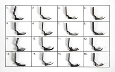 Vintage Sewing Machine Hinged Presser Feet for 211w 457 Needle Feed
