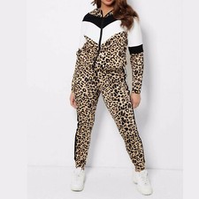 LADIES 2-PC LEOPARD CASUAL