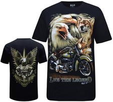 Biker harley wolf - wolf, eagle