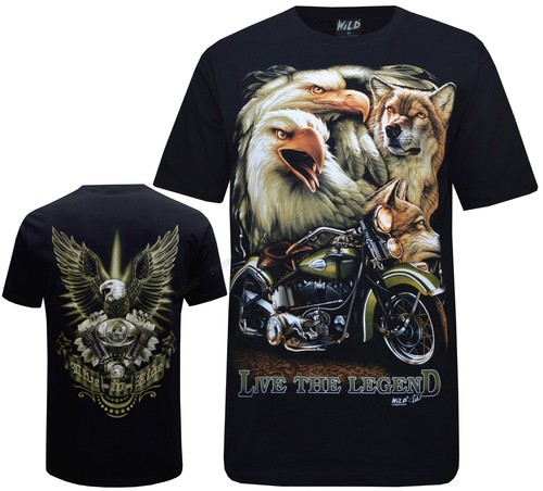 Biker harley wolf eagle - harley,