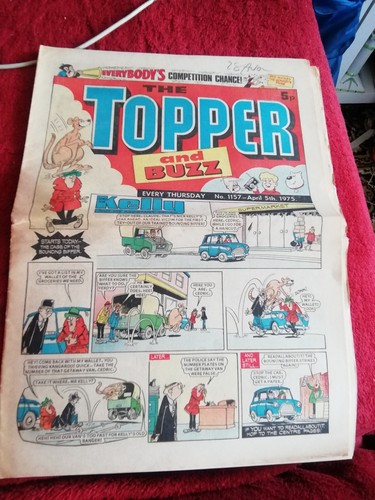 Old comic topper - topper,, april