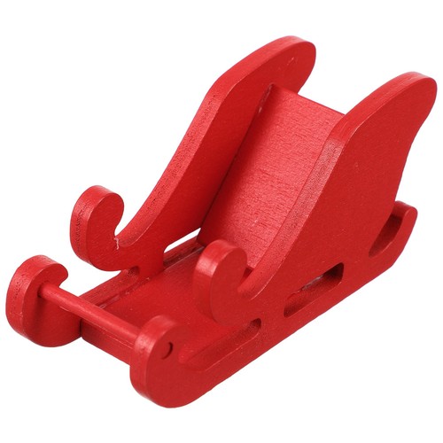 Wooden christmas sleigh - wooden,