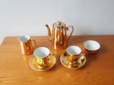 Royal Worcester gold coffee