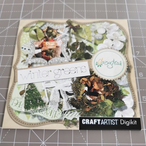 Winter greens serif craft - winter,