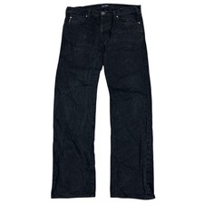 Armani Jeans J21 Denim Jeans Regular Straight Fit Black Mens W34 L33