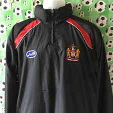 MEDIUM WIGAN WARRIORS JJB 1/4 ZIP WINDPROOF TRAINING TOP
