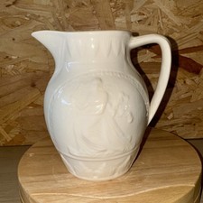 Leeds Pottery Hartley Greens Creamware Pitcher Jug -  6” Tall