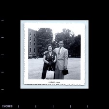 Old Square Photo MAN WOMAN