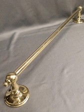 BRASS TOWEL RAIL,  RECLAIMED &