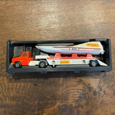 Matchbox Superkings 1977 Ford A Series Truck/ Trailer/Powerboat K-27 #B52