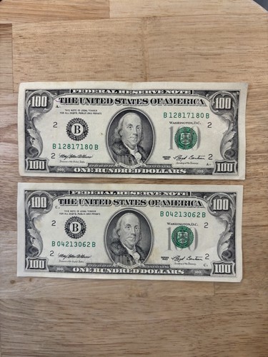 Any old 100 dollar bill - old,