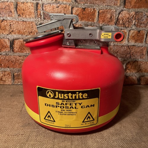 Justrite safety disposal can - disposal,
