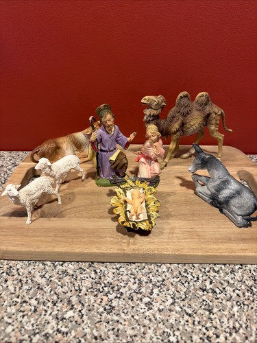 Vintage italian nativity - vintage, 9