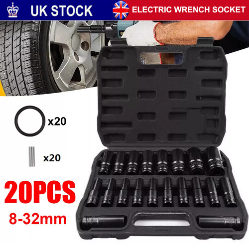 20pcs deep impact socket set - socket,