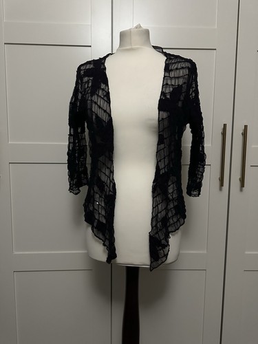 Per una sheer black bolero - sheer,