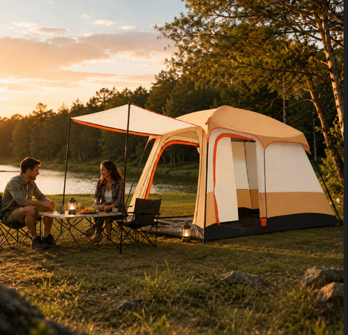 Outdoor large tent people - 4-12,