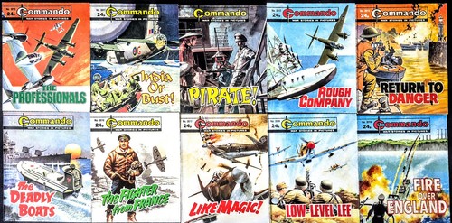 Commando war comic books - war, 10
