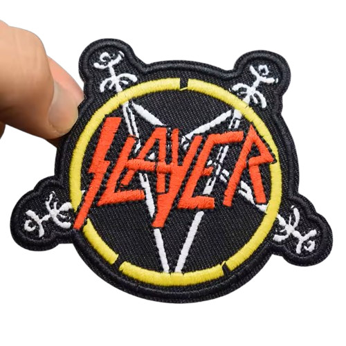 Slayer pentagram logo patch - logo,