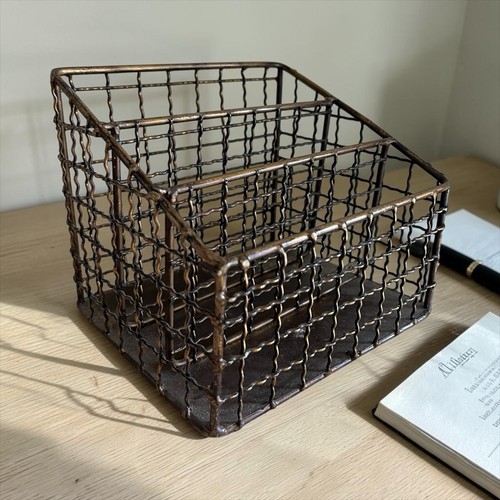 Antique vintage wire desk - vintage,