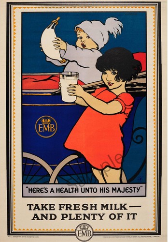 Milk board advertising - milk, poster