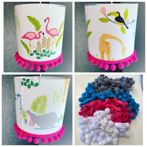 Lampshade jungle print - in,