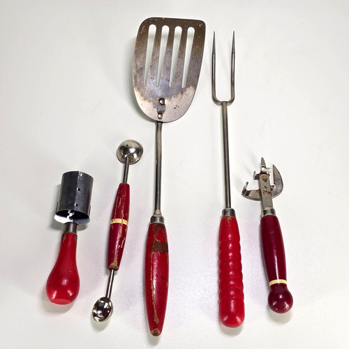 Vintage kitchen utensils set - utensils,