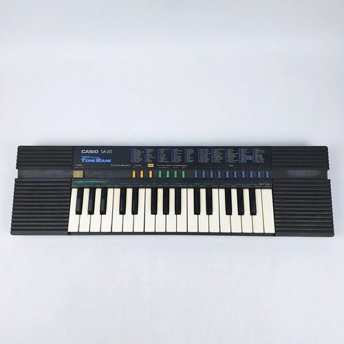 Casio keyboard black - sa-20,