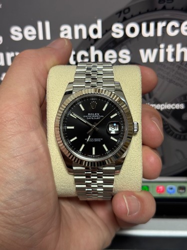 Rolex datejust 126334 black - rolex, 41