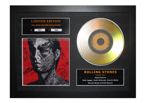 Rolling stones signed - stones, gold