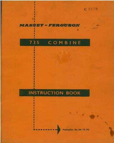 Massey ferguson combine mf735 - combine,