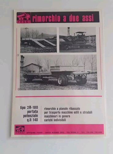 Fassi trailer transport - trailer, 2r